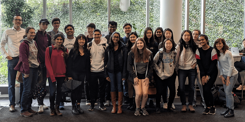 The first cohort in Great Ideas in Computational Biology, the course that was awarded the Herbert Simon Teaching Award.